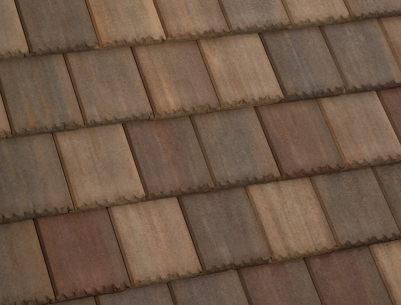 Eagle Roofing Tapered Slate Manteca Blend Copper Premium